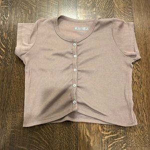 Brown kids/tweens Katie J t-shirt
